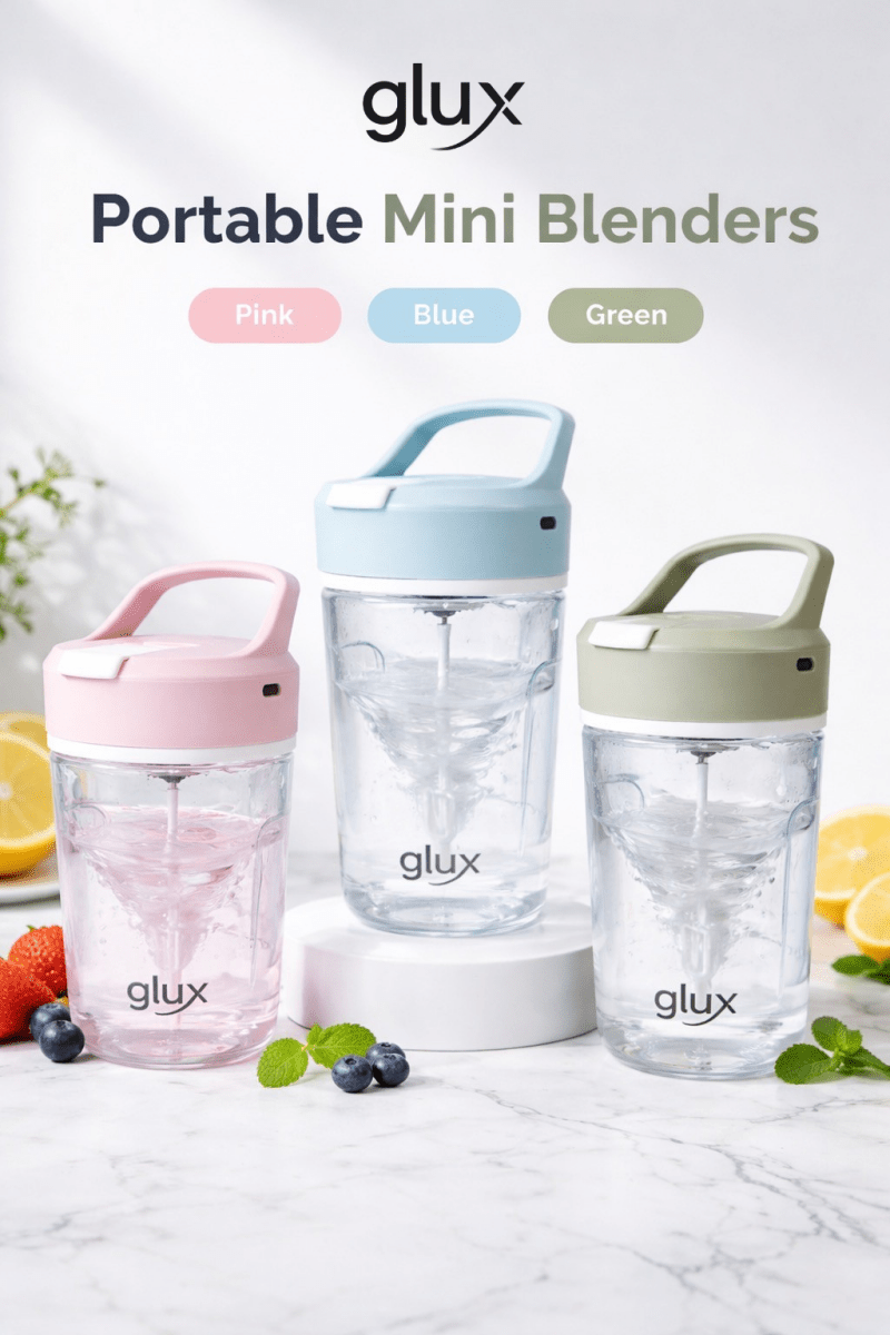 GluX Elektromos keverőkulacs – csomómentes keverés egy gombnyomással - GluX