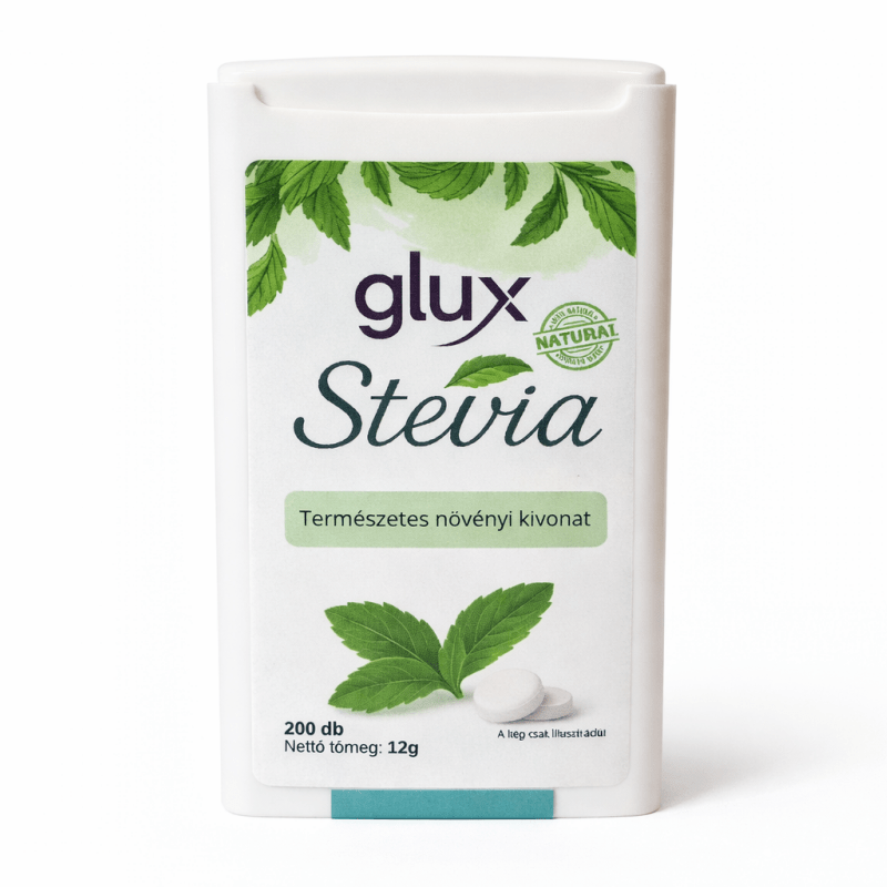 GluX Stevia tabletta – természetes édesség kompromisszumok nélkül - GluX