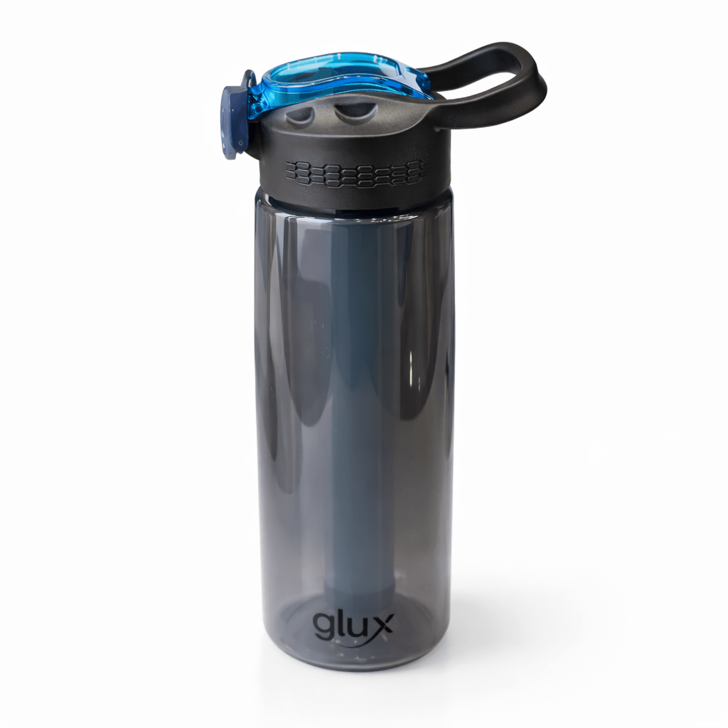 GluX Szűrős sport kulacs szívószállal – tiszta ivóvíz bárhol - GluX