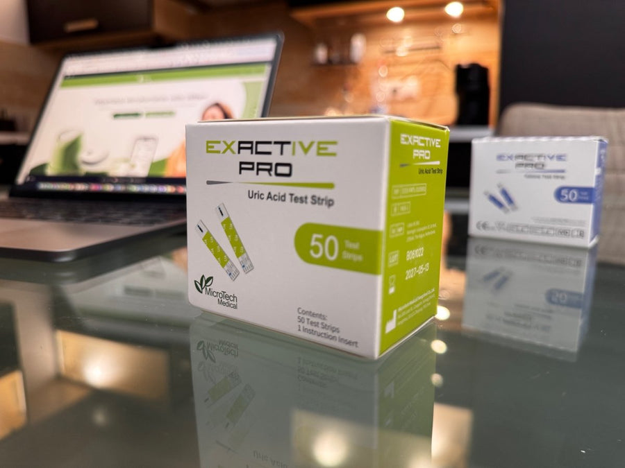 MicroTech Exactive Pro – uric acid test strips, 50 pcs
