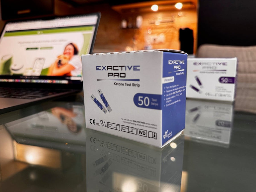 MicroTech Exactive Pro – ketone test strips, 50 pcs