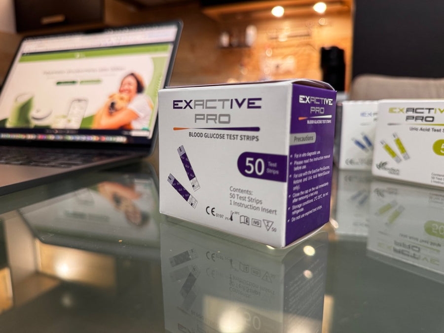 MicroTech Exactive Pro – blood glucose test strips, 50 pcs